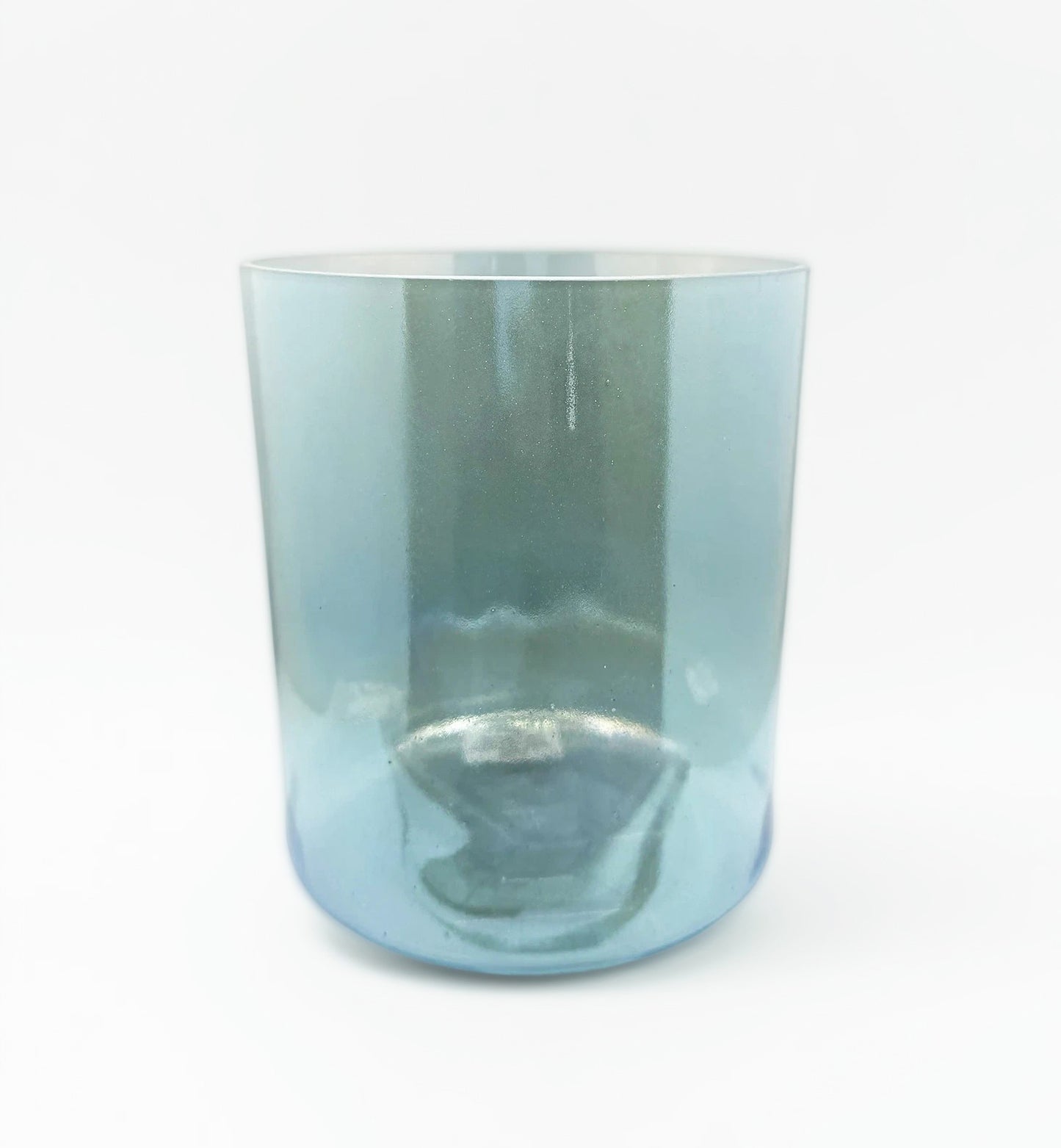 Tesseract Salt, Aqua Aura Gold, Palladium (inside) Bowl - 7" F# -45