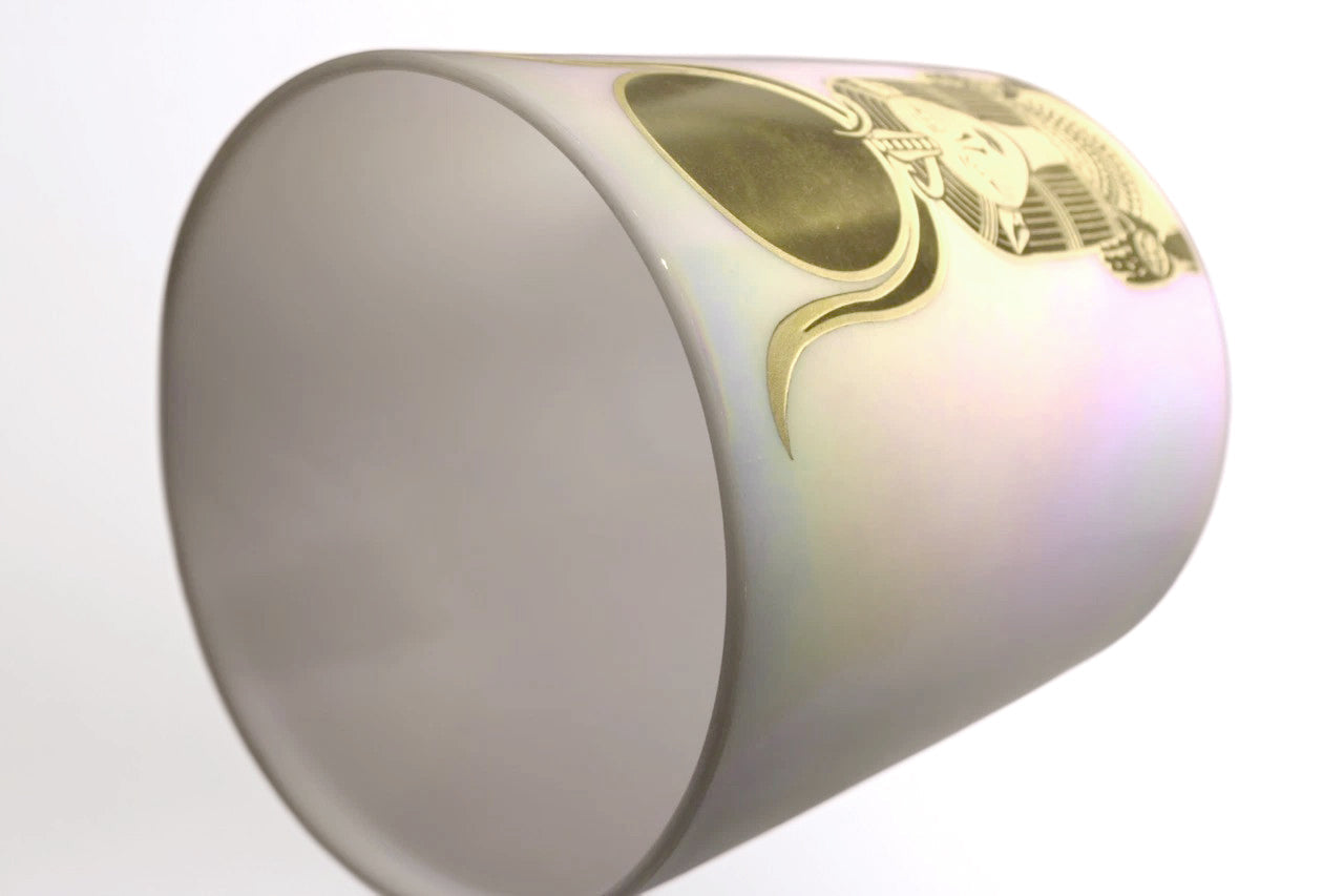 Mother of Platinum Solid Gold Hathor W/ Solid Sun Tall 8" F+35 Anahata Alchemy Apothecary